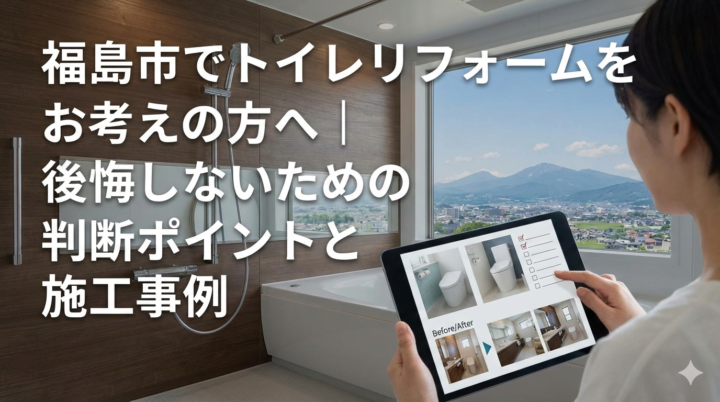 福島のトイレリフォームのアイキャッチ画像